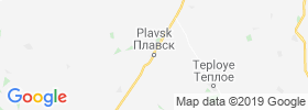 Plavsk map