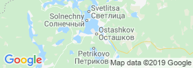 Ostashkov map