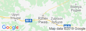 Rzhev map