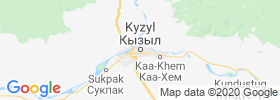 Kyzyl map