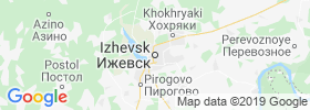 Izhevsk map
