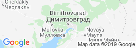 Dimitrovgrad map