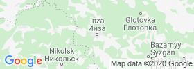 Inza map