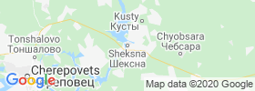 Sheksna map