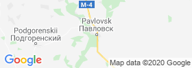 Pavlovsk map