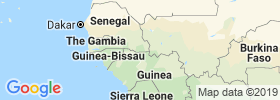 Kédougou map