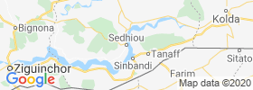 Sedhiou map