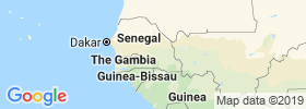 Tambacounda map