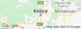 Kosice map