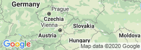 Trenčiansky map