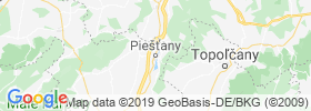 Piestany map