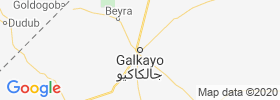 Gaalkacyo map