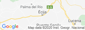 Ecija map