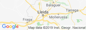 Lleida map