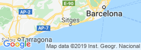 Sitges map