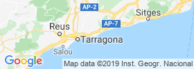 Torredembarra map