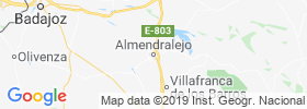 Almendralejo map