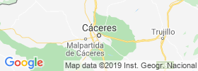 Caceres map