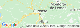 Ourense map