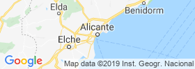 Alicante map