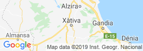 Xativa map