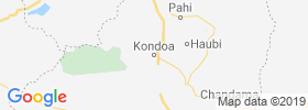 Kondoa map