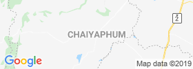 Chaiyaphum map