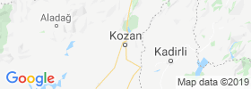 Kozan map
