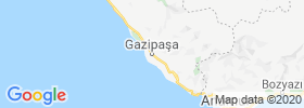 Gazipasa map