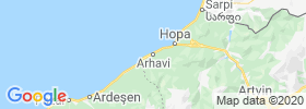 Arhavi map