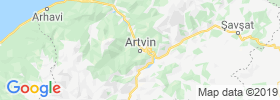 Artvin map