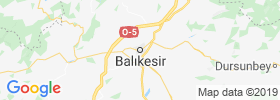 Balikesir map
