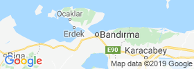 Bandirma map