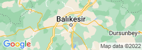 Balikesir map