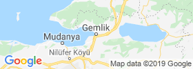 Gemlik map