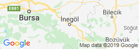 Inegol map