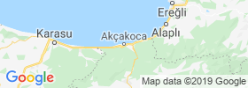 Akcakoca map