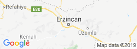 Erzincan map