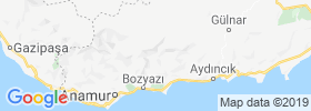 Bozyazi map