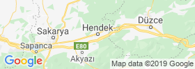 Hendek map
