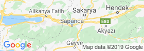 Sapanca map