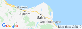 Bafra map