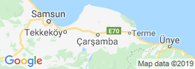 Carsamba map