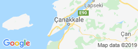 Canakkale map
