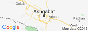 Ashgabat map