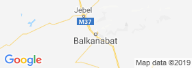 Balkanabat map