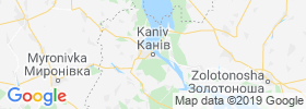 Kaniv map