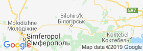 Bilohirs'k map