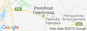 Pavlohrad map