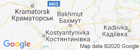 Artemivs'k map